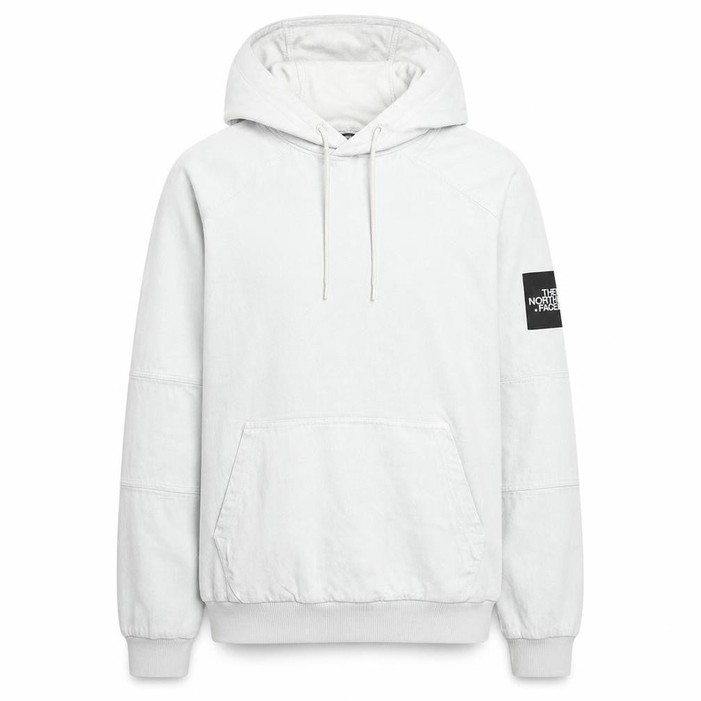 Front view of The North Face Men's White M Pullover Hoodie