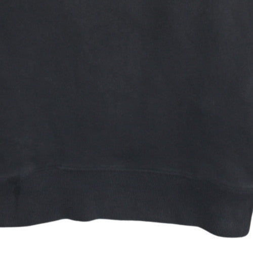 Tommy Jeans Men's Black & Grey Hoodie L Pullover Logo Cotton Blend