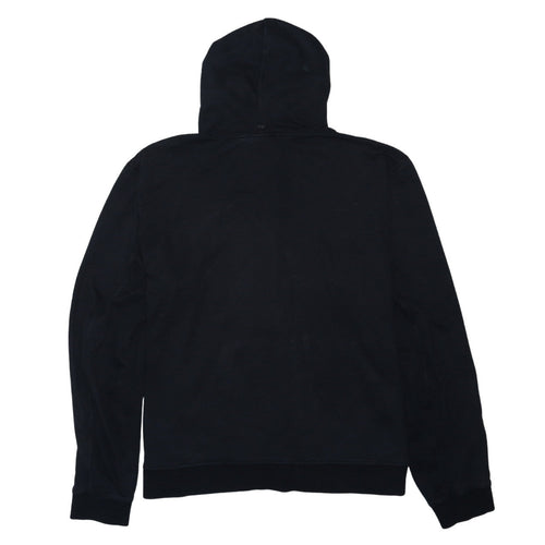 Harley-Davidson Men’s Black Full Zip Hooded Leather & Cotton XL Hoodie
