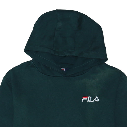 Fila Men's Green Pullover Hoodie Sweatshirt Size M