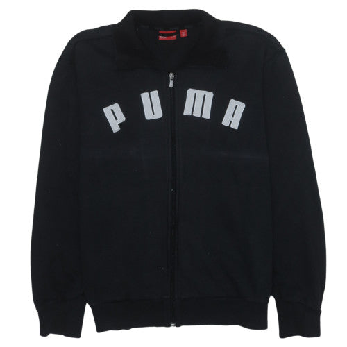 Puma Men's Black Full Zip Fleece Sweatshirt M Regular Fit
