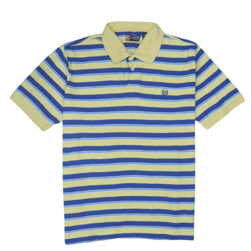 Chaps Men's Multicoloured Striped Cotton Polo Shirt XXL Regular Fit
