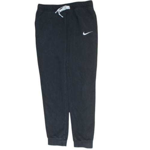Nike Men's Black Jogger Trousers Size S Regular Fit Fleece Sweatpants