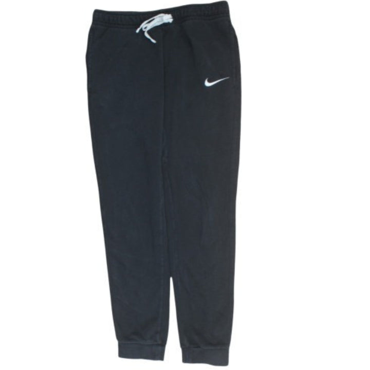 Nike Men's Black Jogger Trousers Size S Regular Fit Fleece Sweatpants
