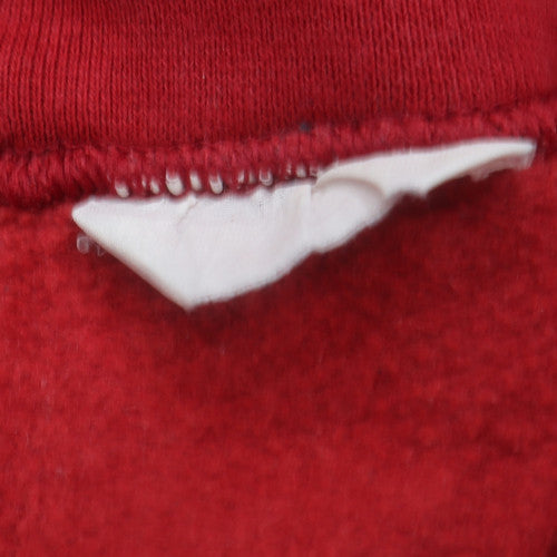 Starter Men's Red Heavyweight Crew Neck Sweatshirt Size L
