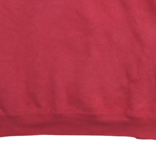 Starter Men's Red Heavyweight Crew Neck Sweatshirt Size L