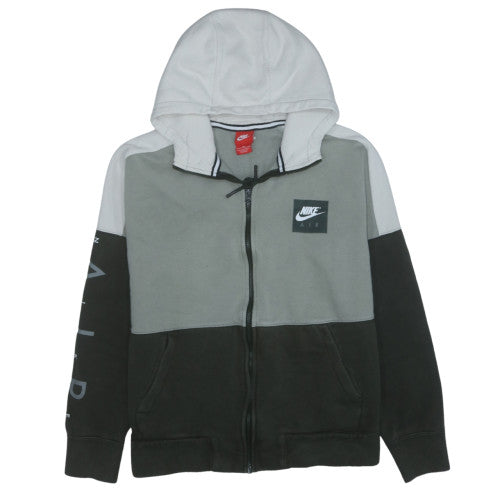 Nike Mens Grey Full Zip Hooded Sweatshirt XL Sports Fleece