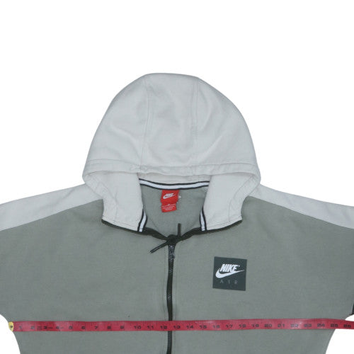 Nike Mens Grey Full Zip Hooded Sweatshirt XL Sports Fleece