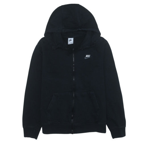 Nike Men's Black Full Zip Hoodie Fleece M Regular Fit