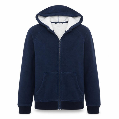 Gymshark Mens Blue Full Zip Hoodie M Hooded Fleece Sweatshirt