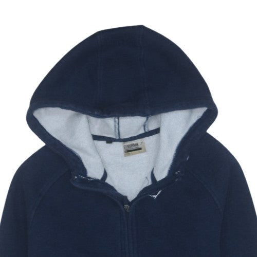 Gymshark Mens Blue Full Zip Hoodie M Hooded Fleece Sweatshirt