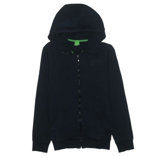 BOSS Hugo Boss Men's Black Full Zip Hoodie Size M Regular Fit