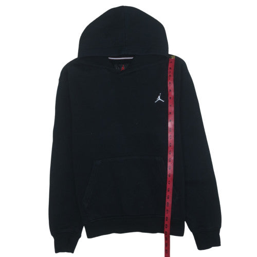 Jordan Men’s Black Pullover Hoodie Small Regular Fit Fleece