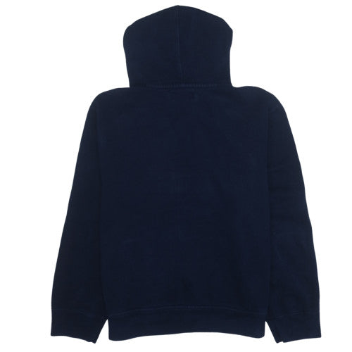 Polo Ralph Lauren Men's Navy Full Zip Hoodie XXL Classic Cotton Blend