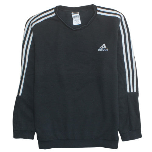 Adidas Mens Black XL Pullover Sweatshirt Crew Neck Sportswear