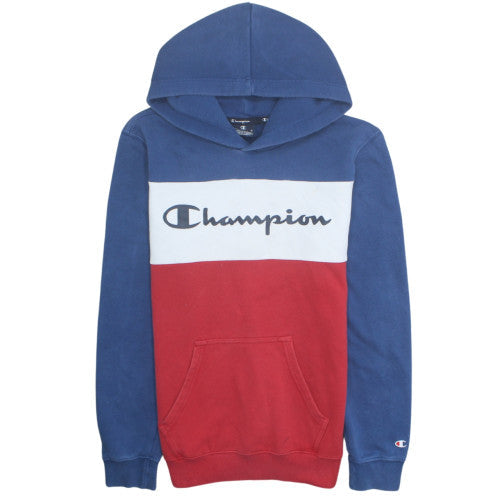 Champion Men’s Multicoloured Pullover Hoodie Small Logo Fleece Sweatshirt