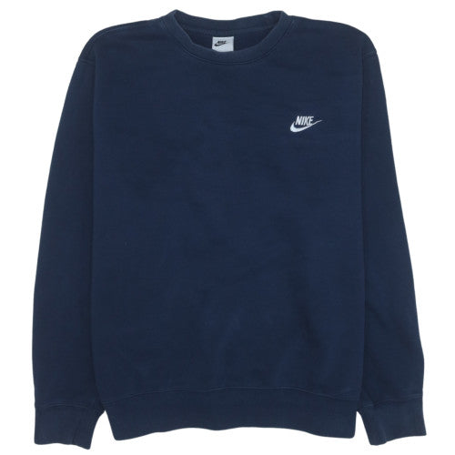 Nike Men's Blue Crew Neck Pullover Sweatshirt L Regular Fit