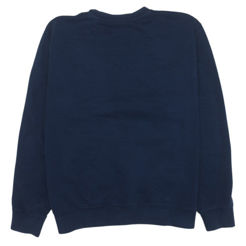 Nike Men's Blue Crew Neck Pullover Sweatshirt L Regular Fit