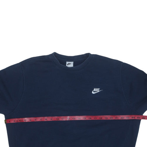 Nike Men's Blue Crew Neck Pullover Sweatshirt L Regular Fit