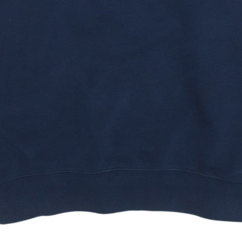 Nike Men's Blue Crew Neck Pullover Sweatshirt L Regular Fit