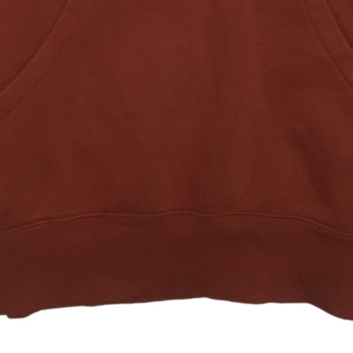 Nike Men's Brown Pullover Hoodie Small Logo Sweatshirt
