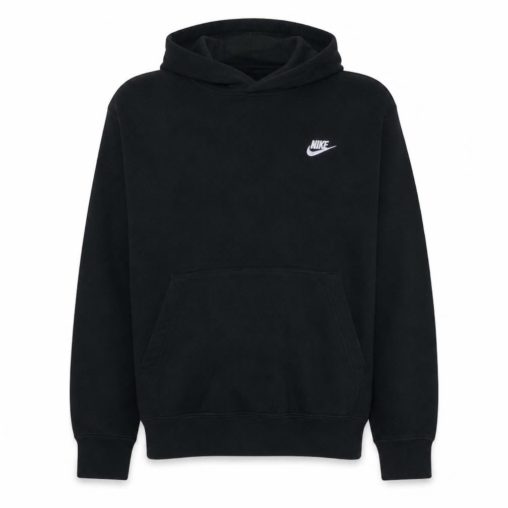 Nike Men's Black Pullover Hoodie L Logo Fleece Sportswear