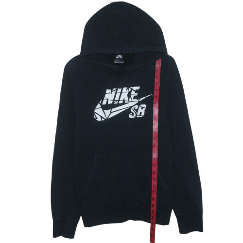 Nike SB Men's Black Pullover Hoodie M Fleece Lined Graphic Print