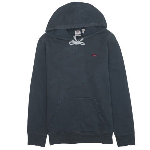 Levi's Men's Blue Pullover Hoodie M Standard Fit Fleece