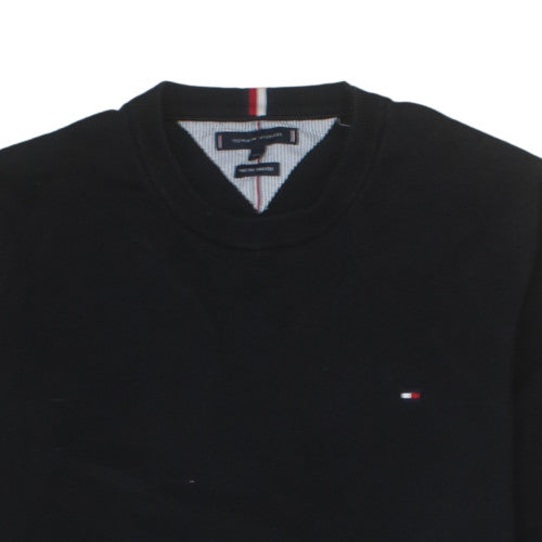 Tommy Hilfiger Men's Black 2XL Classic Crew Neck Sweatshirt