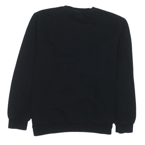 Puma Men’s Black XL Crew Neck Logo Pullover Sweatshirt