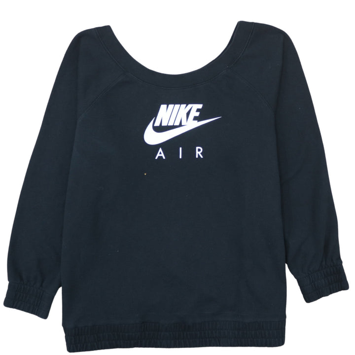 Nike Air Women's Black 1X Pullover Sweatshirt with Logo