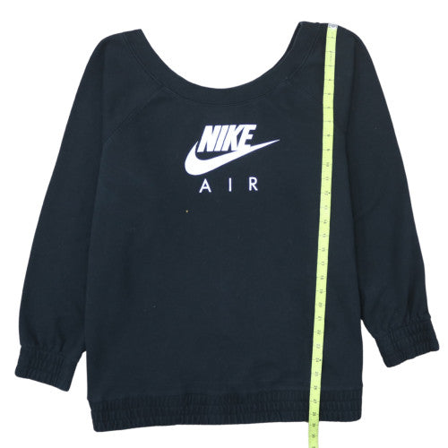 Nike Air Women's Black 1X Pullover Sweatshirt with Logo