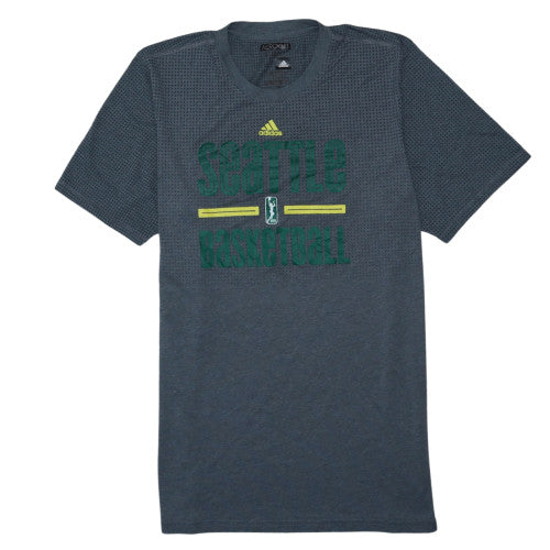 Adidas Mens Grey Aeroknit XLT Seattle Basketball T-Shirt