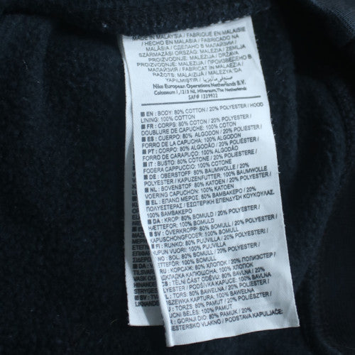 Nike Men's Black M Pullover Hoodie Fleece Logo Sweatshirt