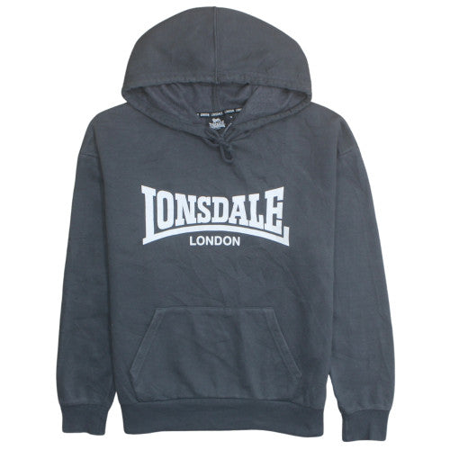Lonsdale London Women's Black Size 14 Pullover Hoodie Sweatshirt