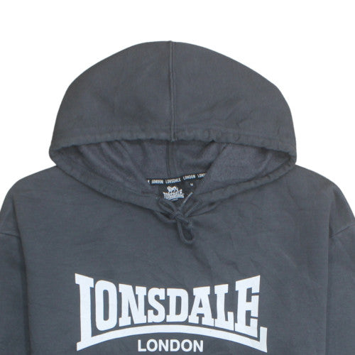 Lonsdale London Women's Black Size 14 Pullover Hoodie Sweatshirt