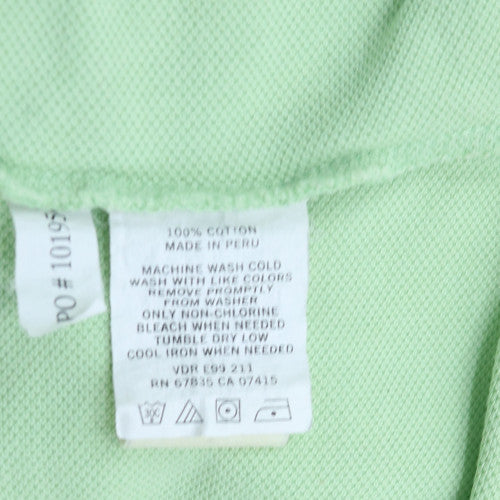 Nautica Men's Green 2XL Cotton Short Sleeve Polo Shirt
