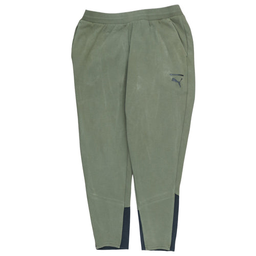 Puma Men's Green XL Jogger Trousers Regular Fit Activewear Pants