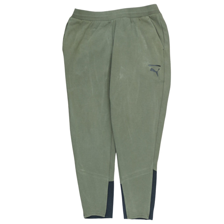 Puma Men's Green XL Jogger Trousers Regular Fit Activewear Pants