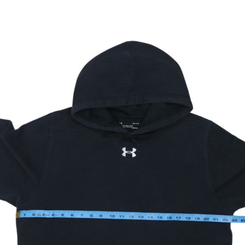 Under Armour Womens Black Pullover Hoodie Size L Loose Fit ColdGear