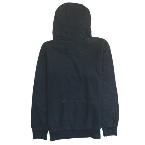 Quiksilver Men’s Black Pullover Hoodie Size S Graphic Surf Style