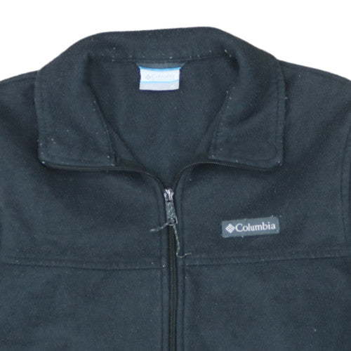 Columbia Mens Black Fleece Jacket M Full Zip Warm Casual Outdoor
