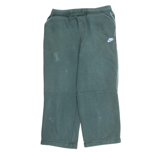Nike Men's Green XL Fleece Sweatpants with Logo