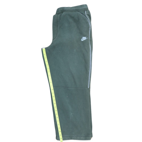 Nike Men's Green XL Fleece Sweatpants with Logo