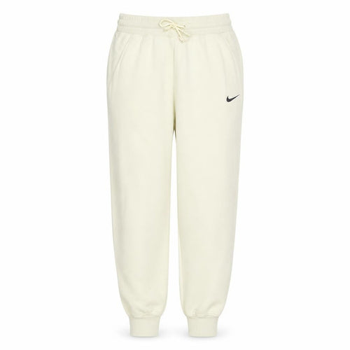 Nike Womens Ivory Fleece Jogger Sweatpants S Elastic Cuffed Trousers