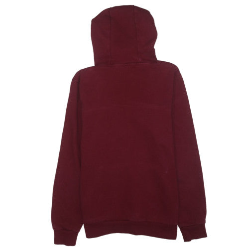 Ellesse Mens Red Pullover Hoodie M Fleece Logo Sportswear
