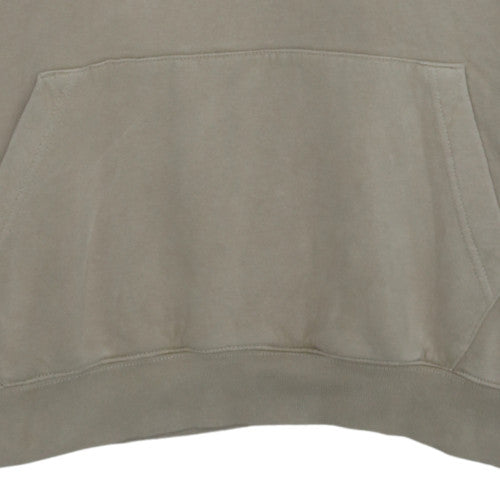 Nike Women Beige Large Pullover Hoodie with Logo Design