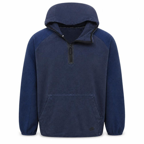 Nike Men's Blue XL 1/2 Zip Fleece Hoodie