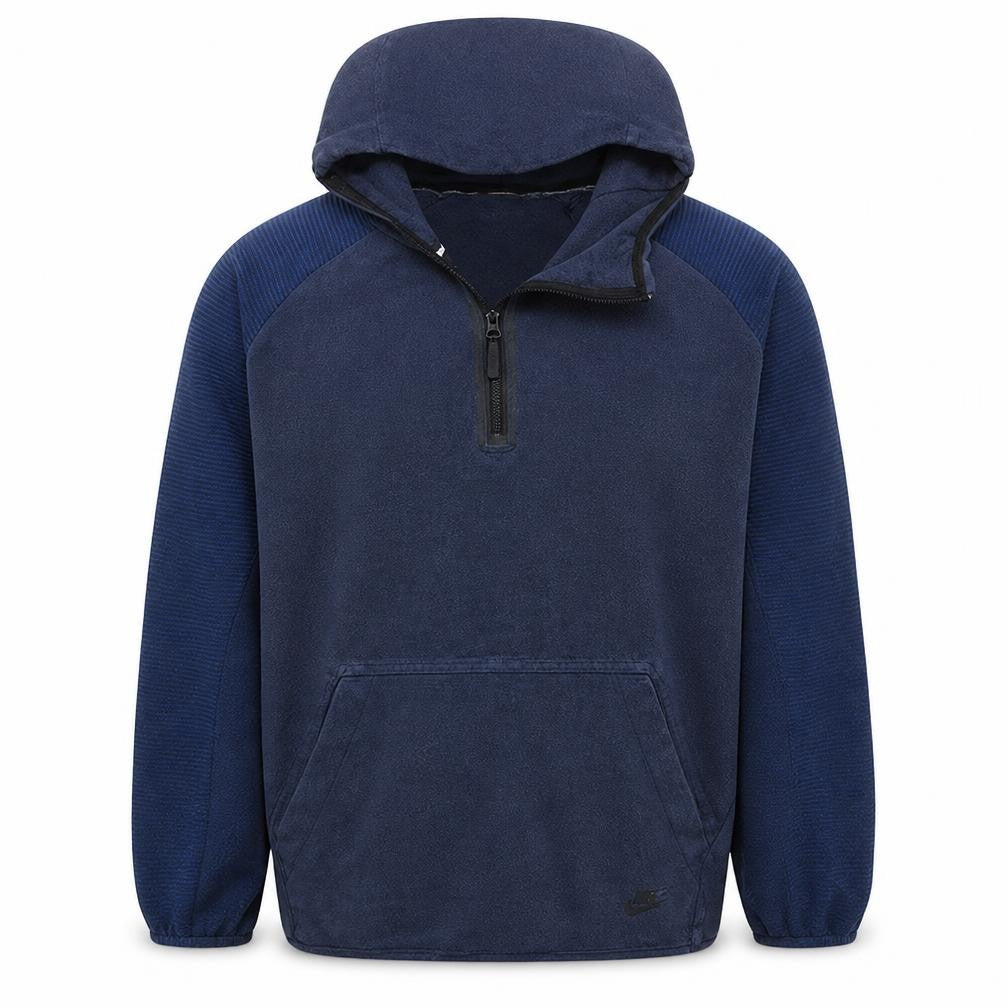 Nike Men's Blue XL 1/2 Zip Fleece Hoodie