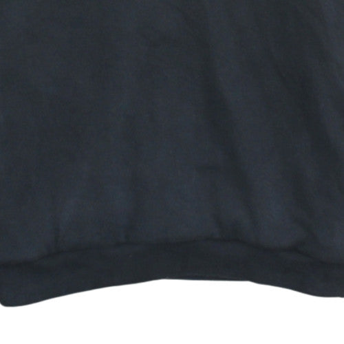 Adidas Mens Black Small 1/2 Zip Hoodie with Logo Detail